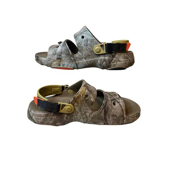 Crocs All Terrain Sandal Men’s Size 11 Realtree Edge Camo Walnut Rubber 207891 main image 5
